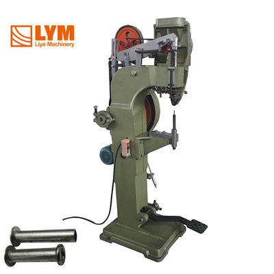 Máquina de remachado tubular hueco para ropa de cuero remachado de plástico metálico