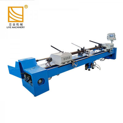 Máquina de chanfrado de tubos sólidos de doble cabeza hidráulica DJ80