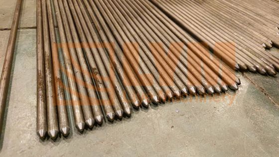 Máquina de chanfrado de tubos sólidos de doble cabeza hidráulica DJ80