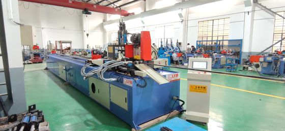 Máquina de perforar agujeros de tubería CNC Busbar Arc Notching Cutting Tail Pulling