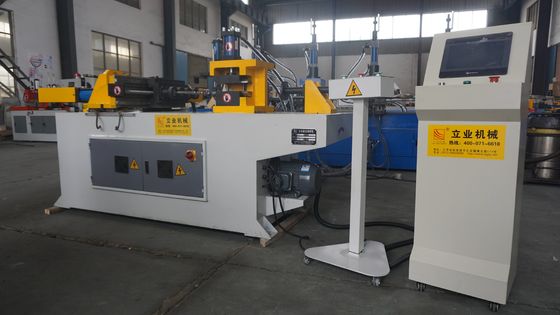SG40NC máquina de formación de extremos de tubería de cuatro estaciones de operación para 2 pulgadas de acero de tubería de contracción