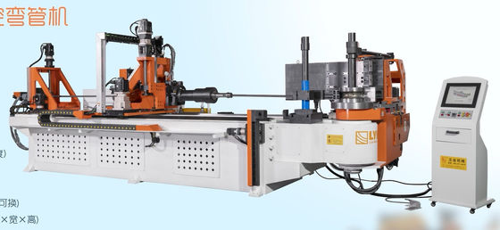 DW130CNC10A3S-T máquina automática de flexión de tubos CNC de 5,5 pulgadas de 10 ejes con flexión por empuje